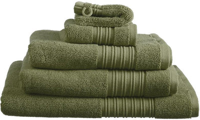 Beddinghouse voilage - serviette invité - lot de 3 - 30x50 cm - vert olive