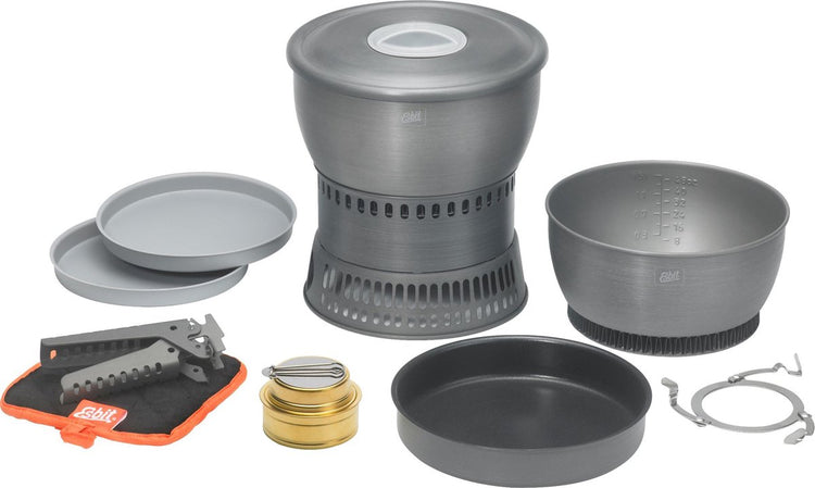 Réchaud d'extérieur Esbit 2350 ml - sac de rangement - aluminium antiadhésif
