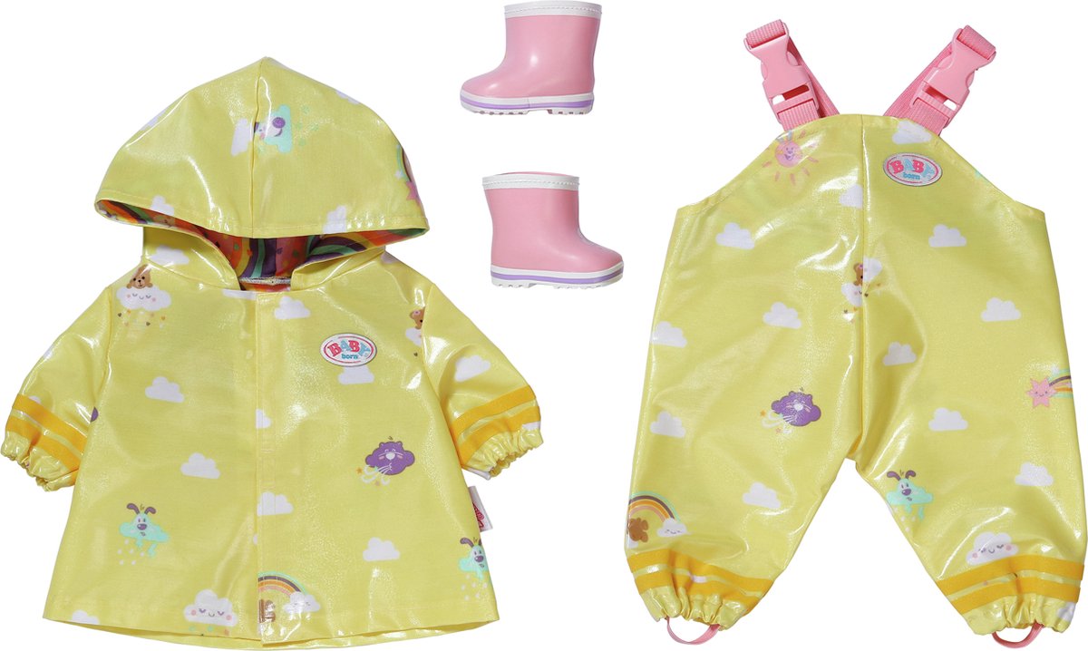 Baby born - tenue de pluie de luxe - 43cm