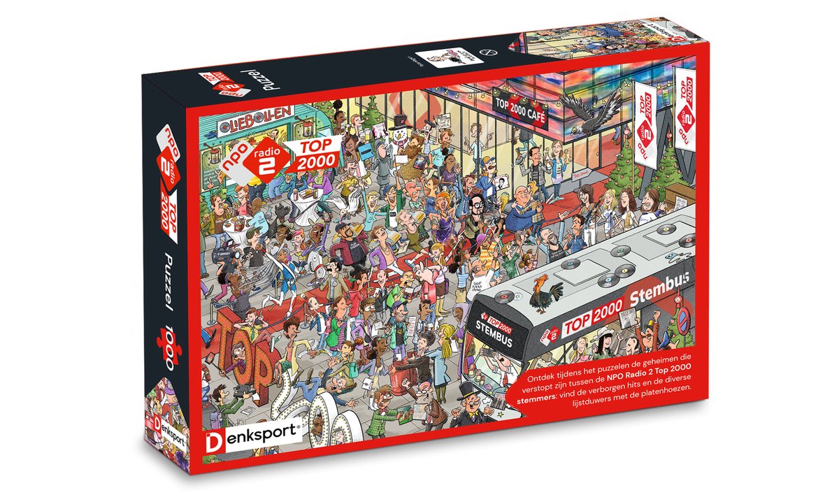 Boîte de rappel pour sports d'esprit - Top 2000 des puzzles (1000).