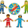 Goki Wooden Puzzle Game Professions, 38dlg.