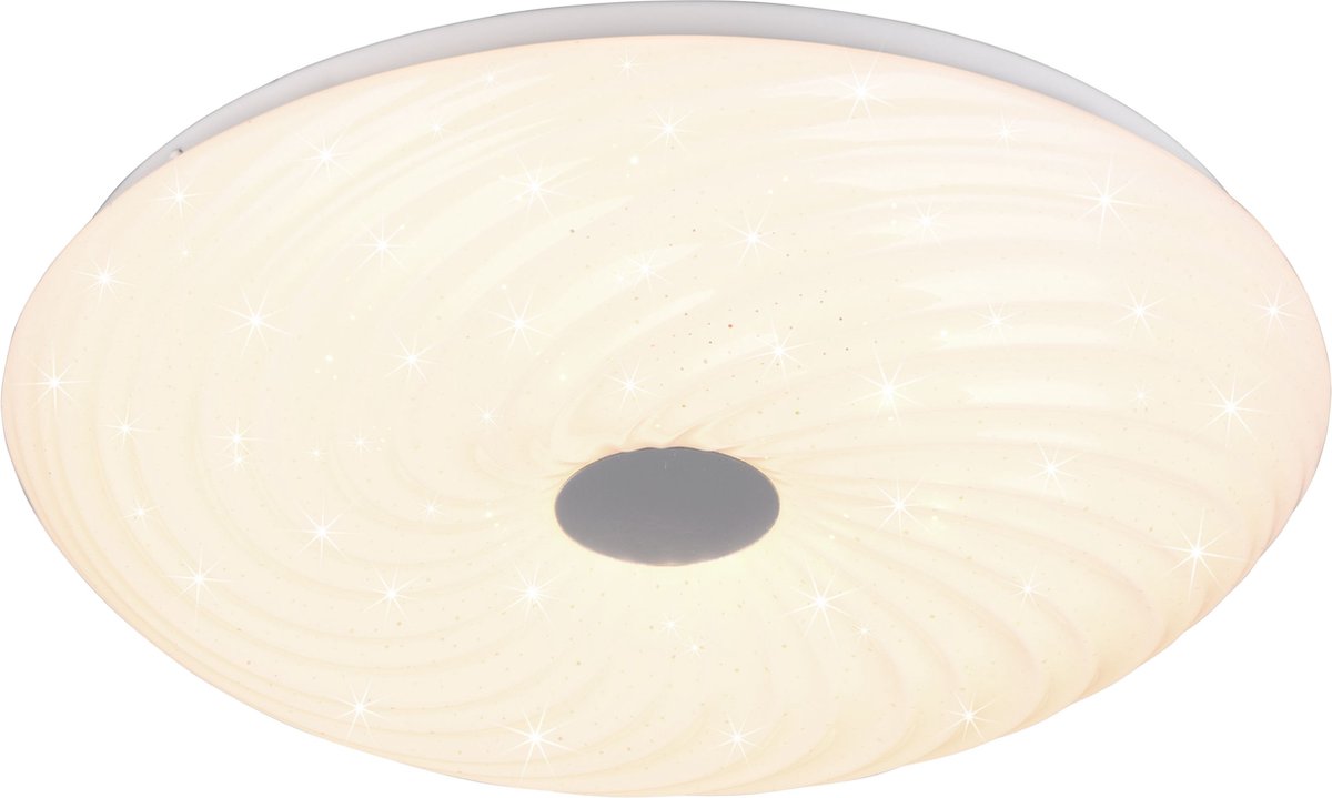 Rl vis ta lumière réalité gravité - plafonnier - blanc - incl. 1x SMD 22w - variateur intégré - couleur de lumière réglable - télécommande