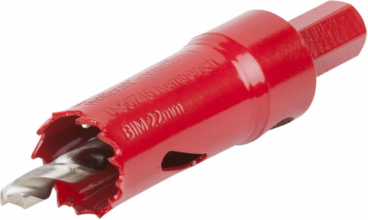 Wolfcraft - scie cloche 25 mm - foret bim 25 mm - 5464000