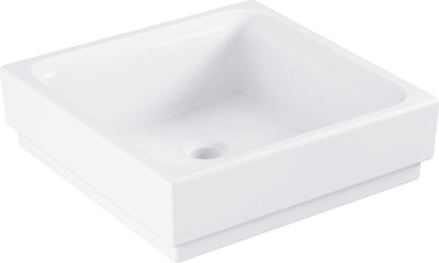 Lavabo Grohe cube en céramique 40 - céramique - 40 x 40 cm - revêtement antibactérien - blanc