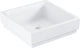 Lavabo Grohe cube en céramique 40 - céramique - 40 x 40 cm - revêtement antibactérien - blanc