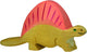 Dinosaures Holztiger - dimétrodon - 11x2x7cm - figurine en bois - fait main