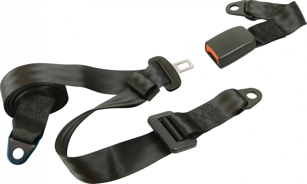 CEINTURE DE SÉCURITÉ DE CARPING NOIR STATIQUE À 3 points