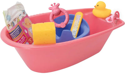 Bath de poupée avec accessoires, 8dlg.