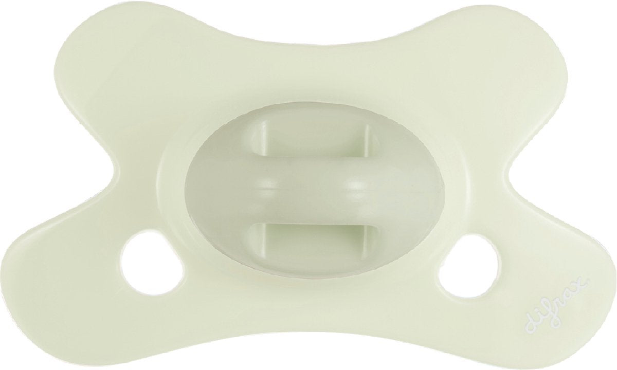 Sucette Difrax - ronde - 0-6 mois - citron vert émeraude