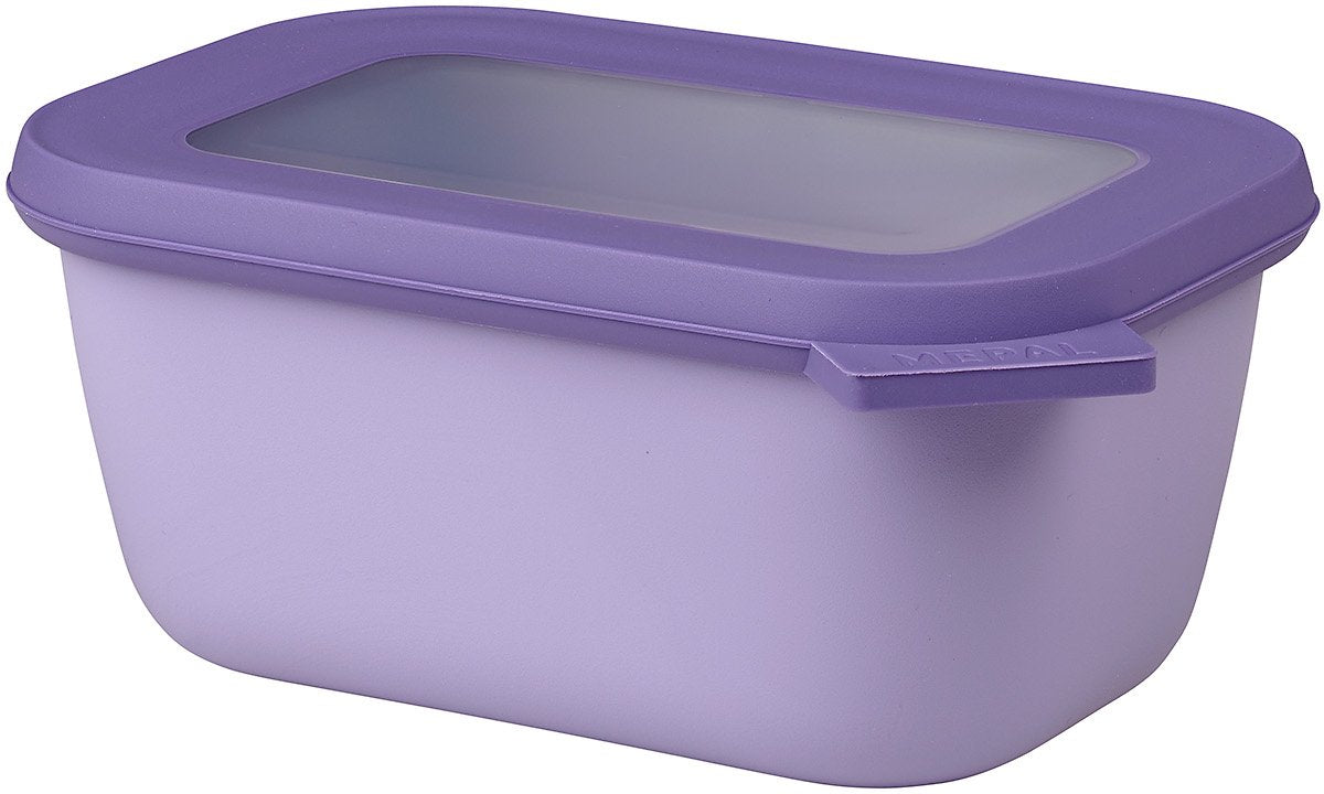 Mepal - récipient alimentaire multi-bols cirqula - 750 ml - rectangulaire - lilas vif