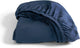 Cendrillon - drap-housse (jusqu'à 25 cm) - jersey - 80x200 cm - bleu