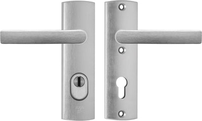 Raccord de sécurité Axa (courbe plus) bouclier court aluminium masse : poignée-poignée (modèle bloc) pc72 avec protection anti-arrachement skg***