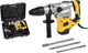 Powerplus electric hammer drill POWX1179 - 3 in 1: chiseling hammer drills and chisel rotation, 1600 W drill, 9 y, SDS Max, 3 accessories