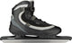 Nijdam speed skate xxl pro-line - soft boot - noir gris argenté - taille 50