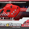 Hélicoptère de brigade de pompiers TOI-TOYS avec lumière et son