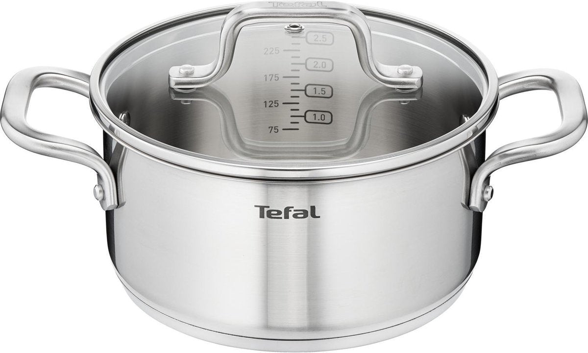 Ustensiles de cuisine Tefal Tefal Virtuoso casserole 20 cm en acier inoxydable