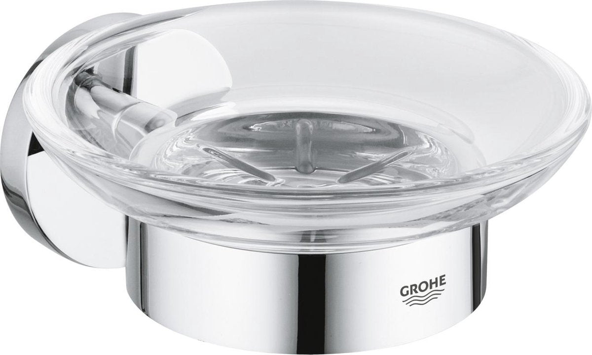 Support Grohe Essentials avec porte-savon - chrome