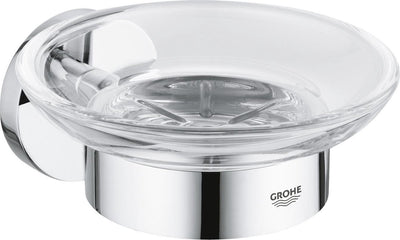 Support Grohe Essentials avec porte-savon - chrome