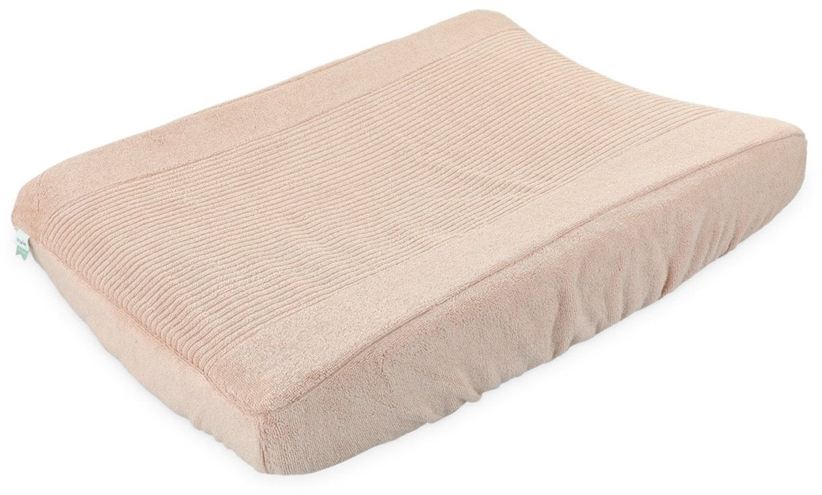 Housse de matelas à langer Trixie | 70x45cm - rose blanche