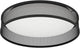 Plafonnier Eglo luppineria - LED - ø 38,5 cm - noir|blanc - acier