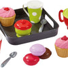 Ecoiffier 100 Cupcakes Chef sur Dienlad Play Set, 12dlg.