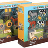 Jeu de ferme avec tracteur