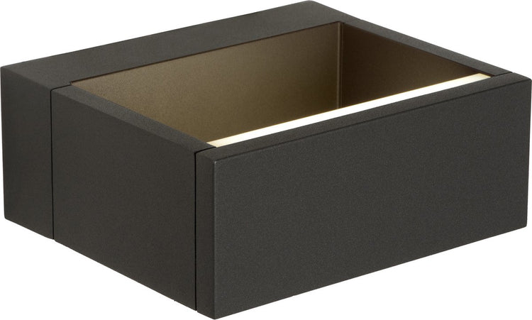 Lucide goa - applique intérieur extérieur - led - 1x10w 3000k - ip54 - anthracite