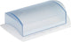 Beurrier Westmark pour la table, avec indication de taille, plastique, blanc transparent, 21162270