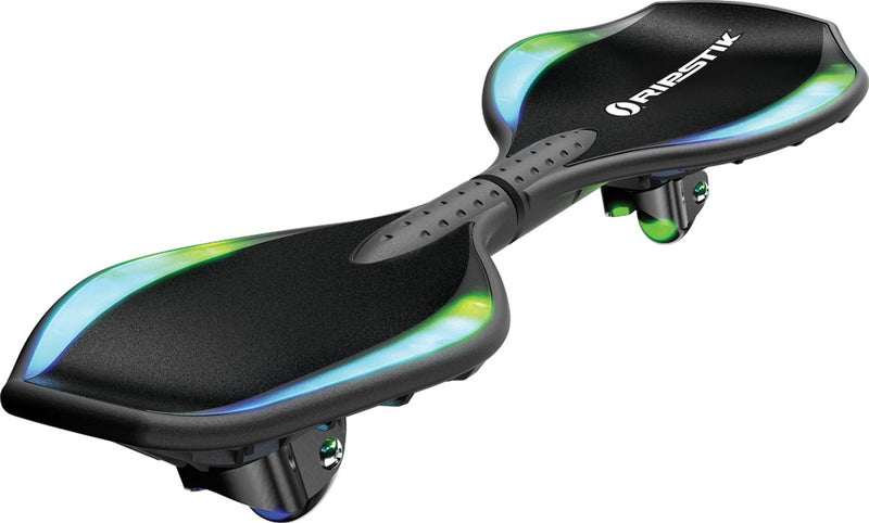 Razor ripstik ripster lightshow - planche à vagues - noir multicolore - éclairage LED - roulettes 360° - pour enfant - jusqu'à 79 kg - à partir de 8 ans