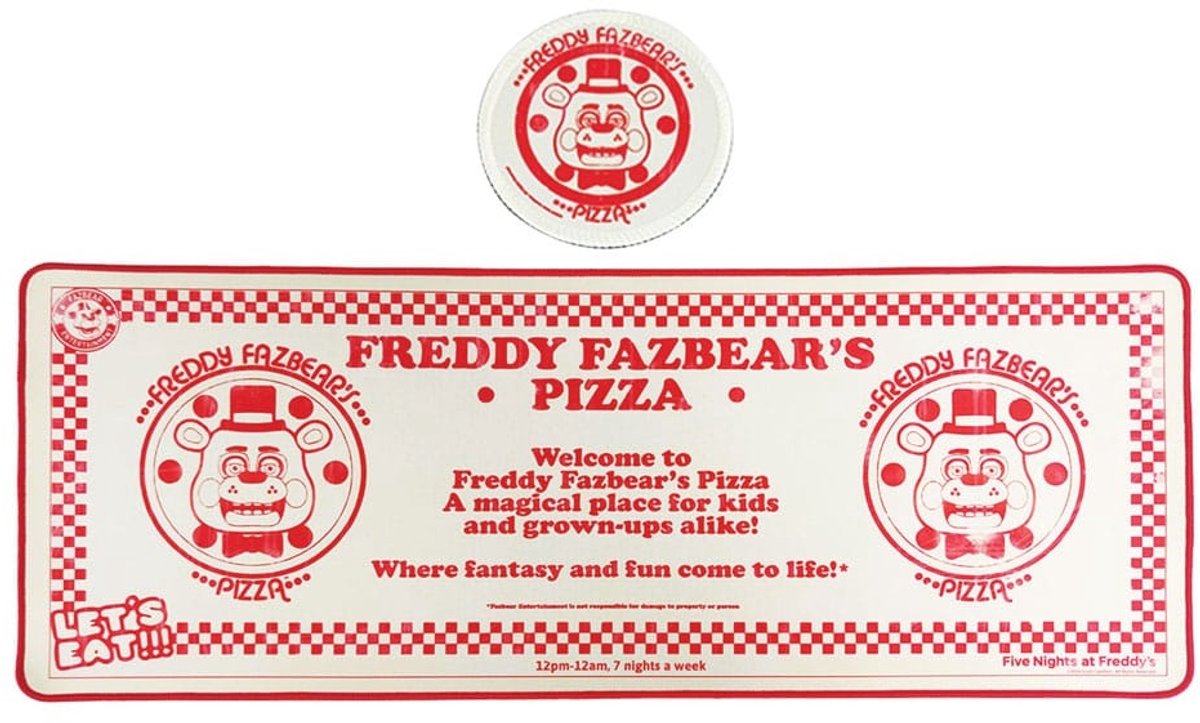 Fanattik cinq nuits chez Freddy's sous-verre de bureau papeterie