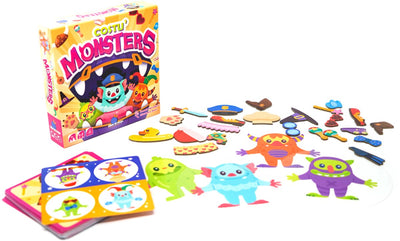 Jeux Geronimo costu'monstres - - bleu orange - jeu d'enfant - observation - vitesse - à partir de 4 ans - de 2 à 4 joueurs