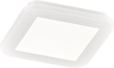 Rl live your light reality camillus - plafonnier - salle de bain - blanc - step dim - incl. 1x CMS 9w