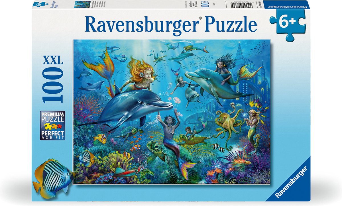 Ravensburger Puzzle du puzzle xxl sirène, 100e.