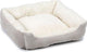 Beeztees mogina - lit pour chien - peluche - gris - 65x60x20 cm