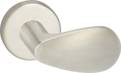 Poignée de porte Impresso - derby - pour l'intérieur - ronde - acier inoxydable - 2 pièces