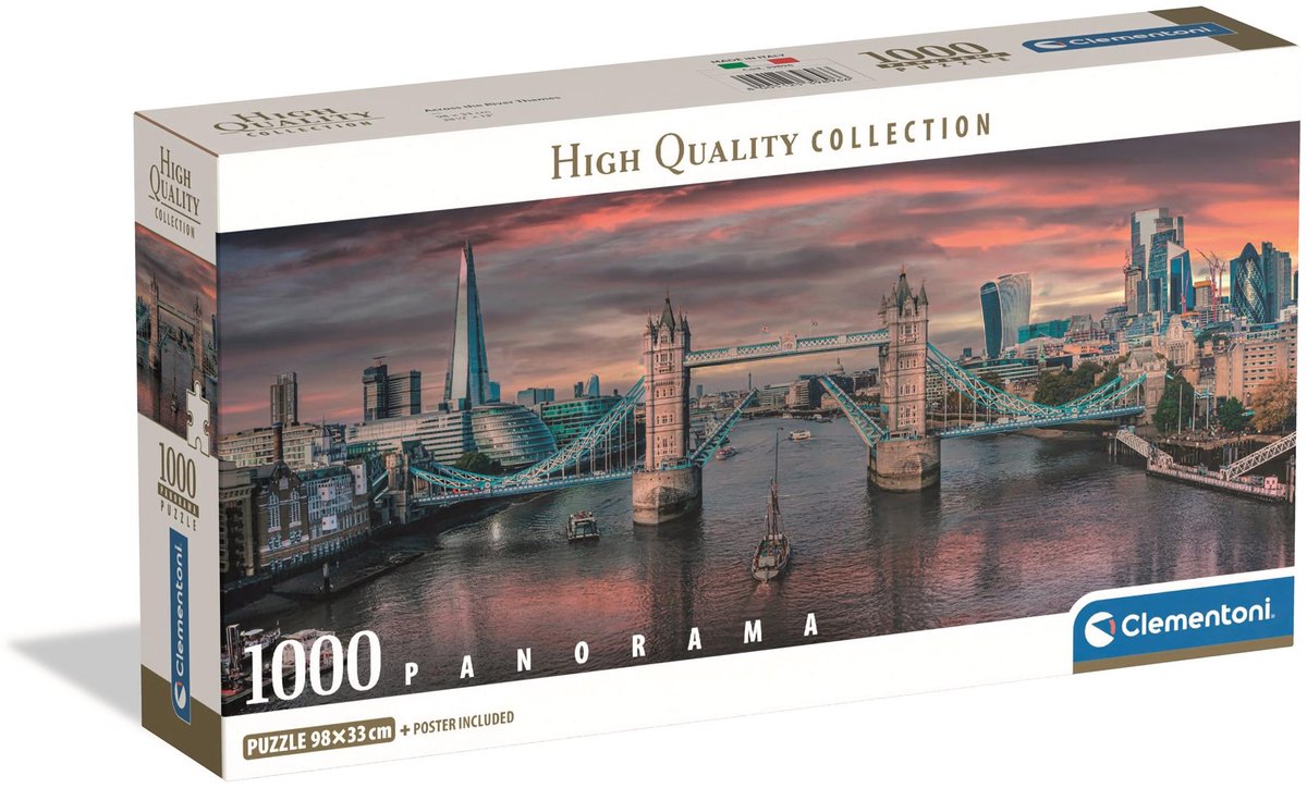 Clementoni Jigsaw Puzzle The River Thames, 1000st.