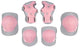 Nijdam set de protection skate enfants - rose béton - rose gris - l