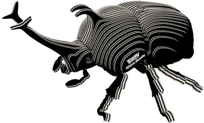 Puzzle 3D Eugy - rhinocéros - insectes - durable - collectionnez-les tous - 6 ans