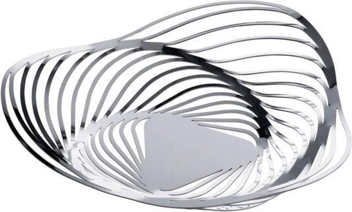Alessi panier trinité en acier inoxydable 33cm