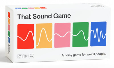 Asmodee that sound game – Jeu de société en anglais – jeu d'équipe hilarant plein de bruit, d'amusement et de chaos – à partir de 2 joueurs – à partir de 14 ans – 30 minutes de jeu