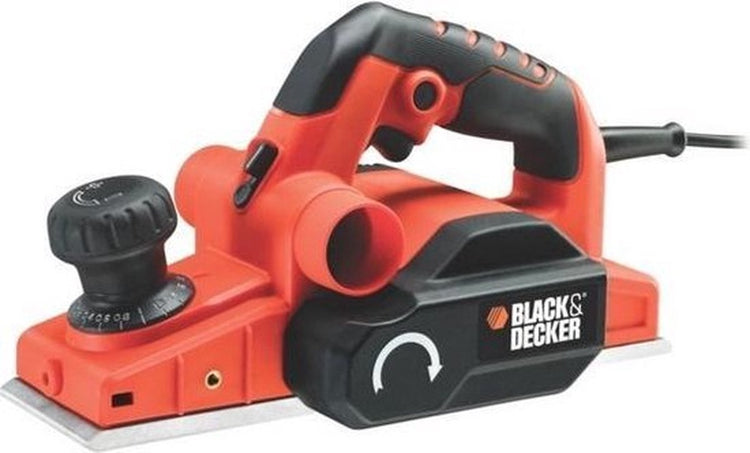 Black+decker kw750k-qs - raboteuse électrique - 750w - 82mm - design ergonomique