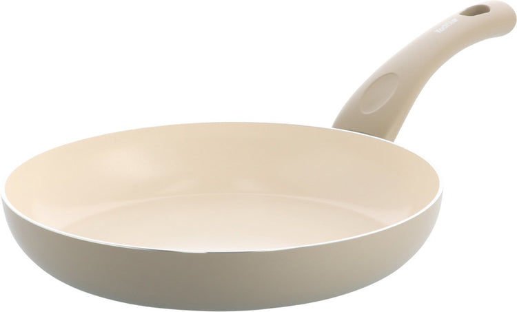 Poêle à frire en céramique Kochstar Essenz taupe - 24 cm - sans PFAS - poêle à induction - poêle à induction - revêtement antiadhésif en céramique - poignée de refroidissement - passe au four jusqu'à 130° C - taupe