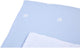 Childhome flower collection - couverture bébé - couverture - 80x100cm - blanc bleu