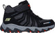 Skechers robuste ranger - bottes de randonnée pour garçons storm trail - noir rouge jaune