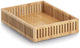Zeller corbeille à courrier en bambou cadeau - bois - décoratif | durable