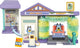 Moose Toys Bluey - Ensemble de jeu pour le lavage de voiture de Bluey - incl. figurine de jeu Bluey, voiture, pompe à essence et magasin