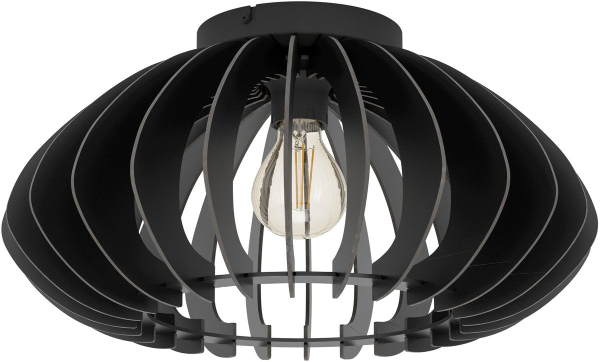 Plafonnier Eglo cossano 3 - e27 - ø 45 cm - noir
