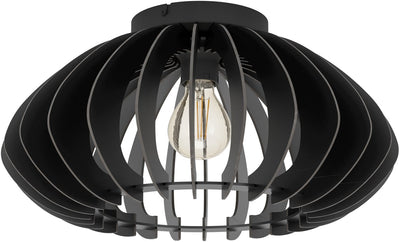 Plafonnier Eglo cossano 3 - e27 - ø 45 cm - noir