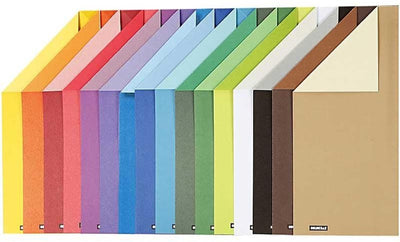 Carton à barres de couleur Creativ company, a4, feuille 210x297 mm, 250 gr, 16 feuilles diverses 1 boîte