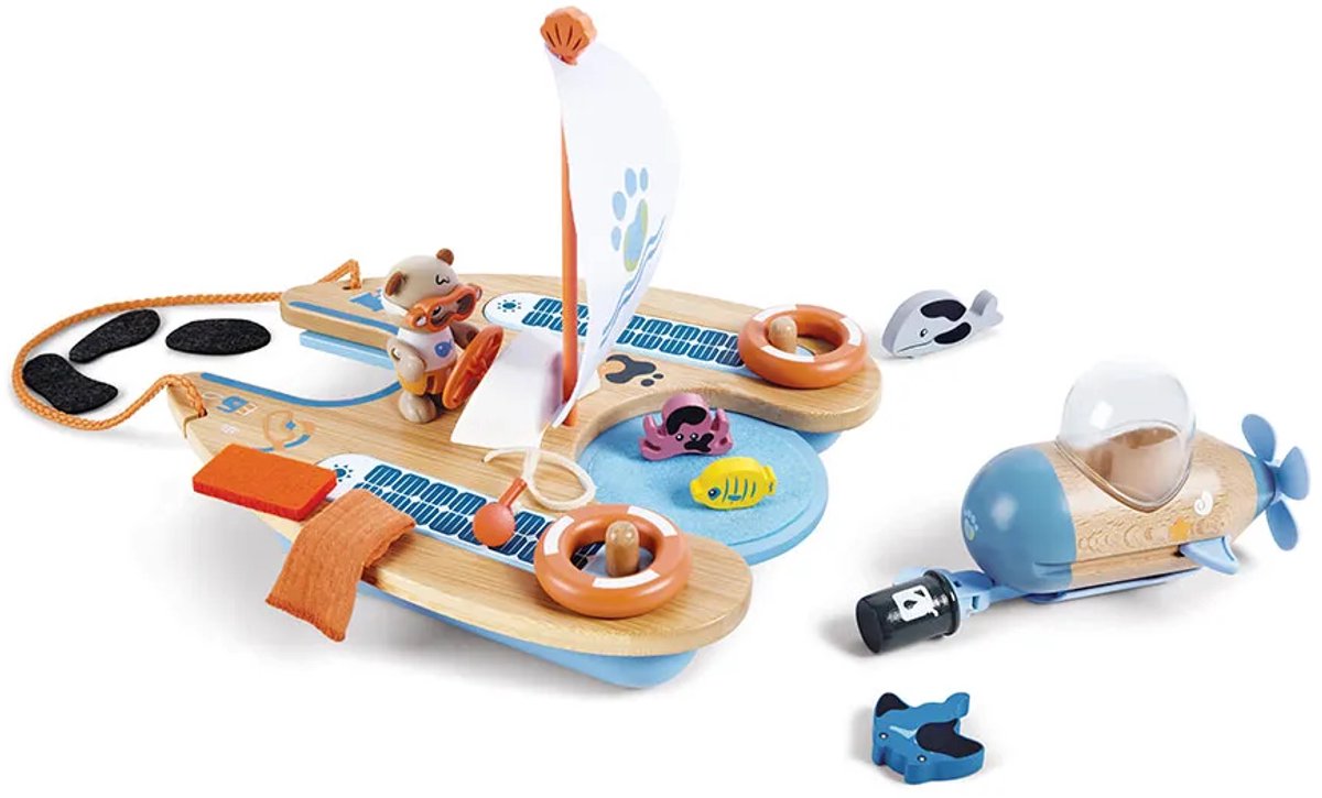 Green Planet Explorers Green Planet Dollhouse Catamaran de Ben - - à partir de 3 ans